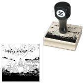 仏の最初の説教教えのゴム印 ラバースタンプ (押印)