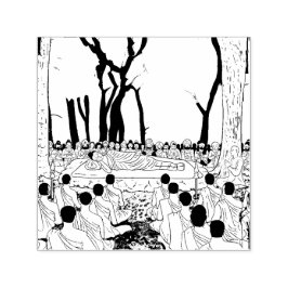 仏の最後の涅槃印 セルフインキングスタンプ