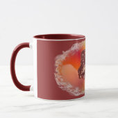 仏の横たわる笑うマグ マグカップ (左)