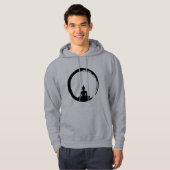 仏の活動的な衣服のTシャツ パーカ (正面フル)