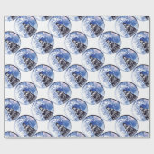 仏の深海の波 ラッピングペーパー (フラット)