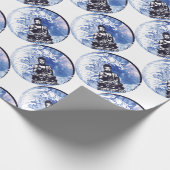 仏の深海の波 ラッピングペーパー (角)