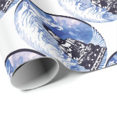 仏の深海の波 ラッピングペーパー (ロールコーナー)