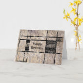 仏の目のハッピーバースデーカード カード (黄色い花)