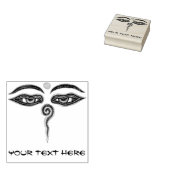 仏の目+あなたのアイディア ラバースタンプ (押印)