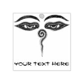 仏の目+あなたのアイディア ラバースタンプ (インプリント)