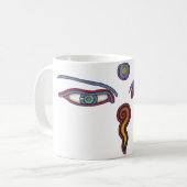 仏の目 コーヒーマグカップ (正面左)