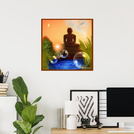 仏の目 ポスター (ホームオフィス)