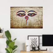 仏の目 ポスター (ホームオフィス)