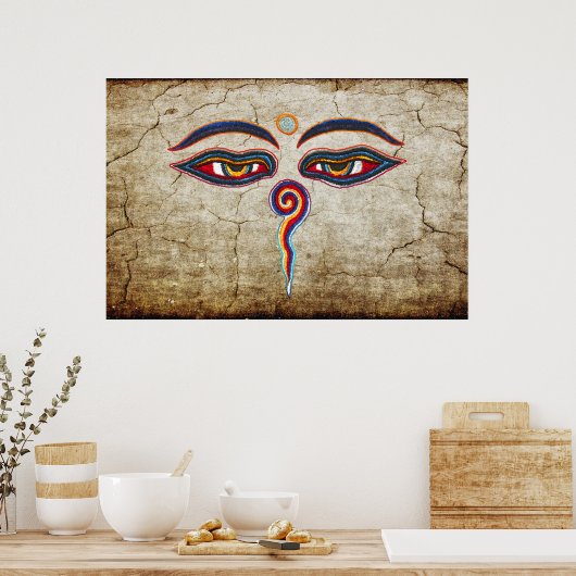 仏の目 ポスター (キッチン)