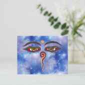 仏の目 ポストカード (スタンド正面)