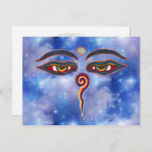 仏の目 ポストカード (正面/裏面)