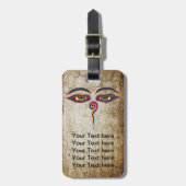 仏の目 ラゲッジタグ (正面縦)