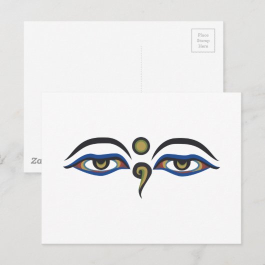 仏の眼 ポストカード (正面/裏面)