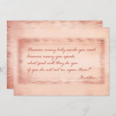 仏の知恵 (正面/裏面)