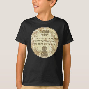 仏の空の単語 Tシャツ
