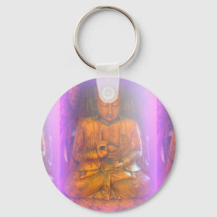 仏の紫色のkeychain キーホルダー