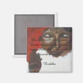 仏の色彩の鮮やか引用 マグネット (正面/裏面)