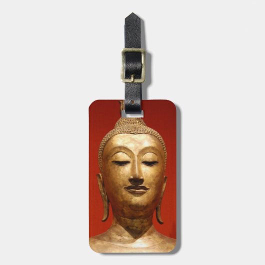 仏の荷物のラベル ラゲッジタグ (正面縦)