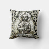 仏の銀製の装飾用クッション クッション (裏面)