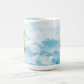 仏の雲の瞑想マグカップ コーヒーマグカップ (中央)