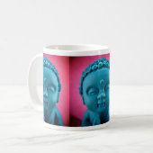 仏の青いマグ コーヒーマグカップ (正面左)