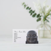 仏の頭部が付いている名刺 名刺 (スタンド正面)