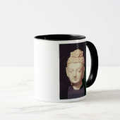 仏の頭部、Greco仏教のスタイル マグカップ (正面右)