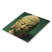 仏の頭部、Sarnath (砂岩) タイル (側面)