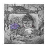 仏の願い タイル (正面)