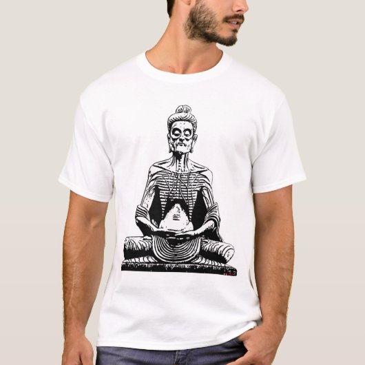 仏の飢えるTシャツ絶食のSiddhartha Tシャツ (正面)