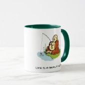 仏の魚釣り マグカップ (正面右)