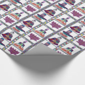 仏のTeacher Meditationマスターのヨガの精神の主 ラッピングペーパー (角)