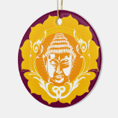 仏はオーナメントに直面します セラミックオーナメント (左)