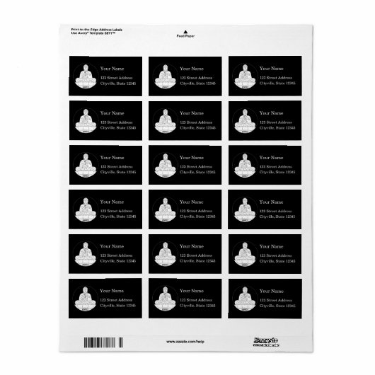 仏は何をする? ラベル (フルシート)