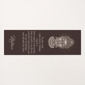 仏は名前をカスタムするのリバーシブルのヨガのマットを引用します ヨガマット (裏面(横))