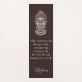 仏は名前をカスタムするのリバーシブルのヨガのマットを引用します ヨガマット (正面)