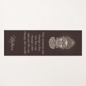 仏は名前をカスタムするのリバーシブルのヨガのマットを引用します ヨガマット (正面(横))