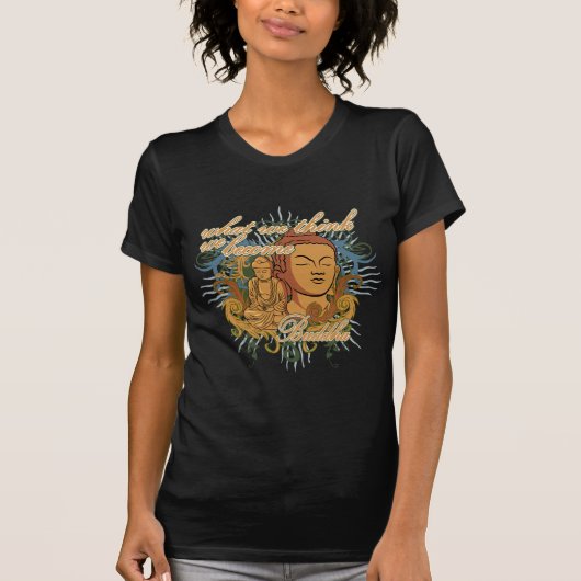 仏は引用文になります Tシャツ (正面)