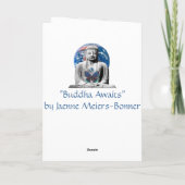 仏は挨拶状を待ちます カード (裏面)