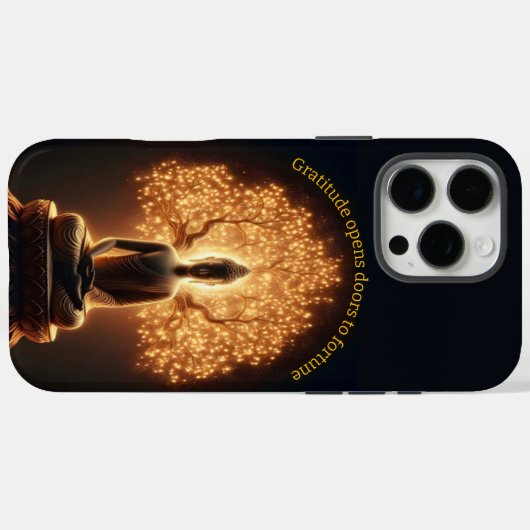 仏めい想は木の下だ Case-Mate iPhoneケース (裏面 (横))