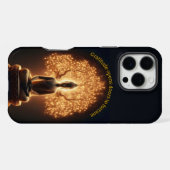仏めい想は木の下だ iPhoneケース (裏面横)