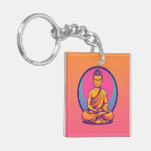 仏めい想デジタル美術 キーホルダー (正面左)