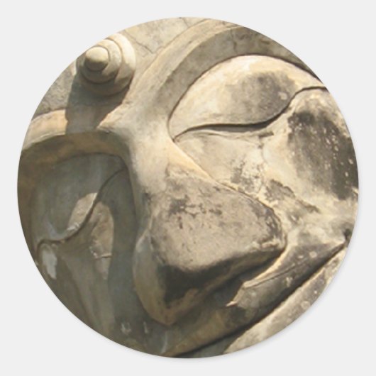 仏を倒す…Nong Khai, Isan,タイ ラウンドシール (正面)