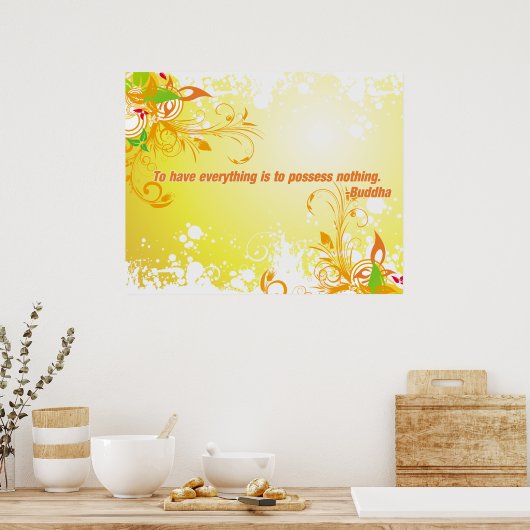 仏を持たない ポスター (キッチン)