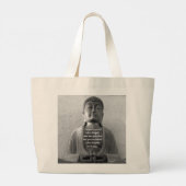 仏インスピレーション、瞑想、両面トートバッグ ラージトートバッグ (裏面)