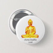 仏オバマ 缶バッジ (正面&裏面)