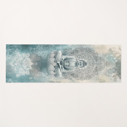 仏カスタムをテーマにしたヨガマットで練習 ヨガマット (正面(横))