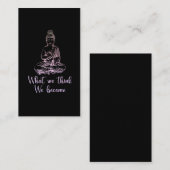 仏カラフル仏感動的引用文 名刺 (正面/裏面)