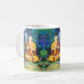 仏ガーデンめい想祈モーレンGirardチベット コーヒーマグカップ (正面左)